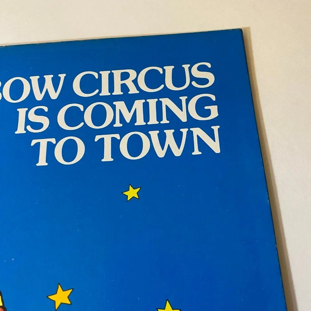 Vintage Sanrio Folder 1983 Rainbow Circus Pocket Portfolio